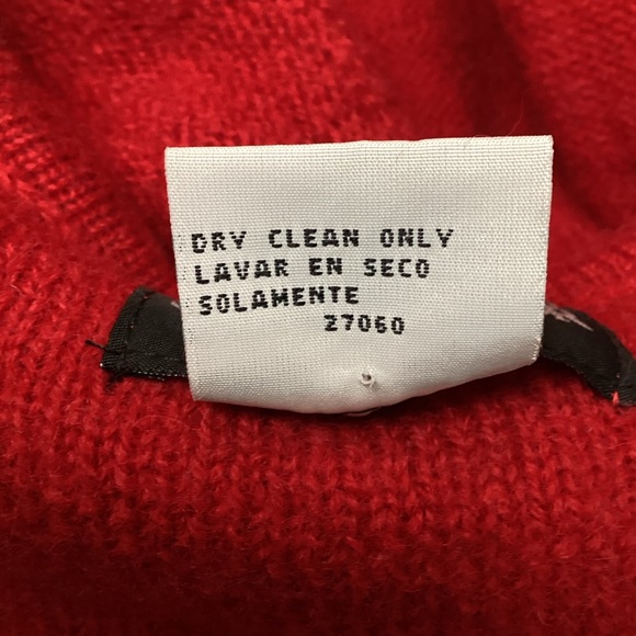 Sag Harbor Wool Jacket Womens Medium Button Up Red - Picture 7 of 8